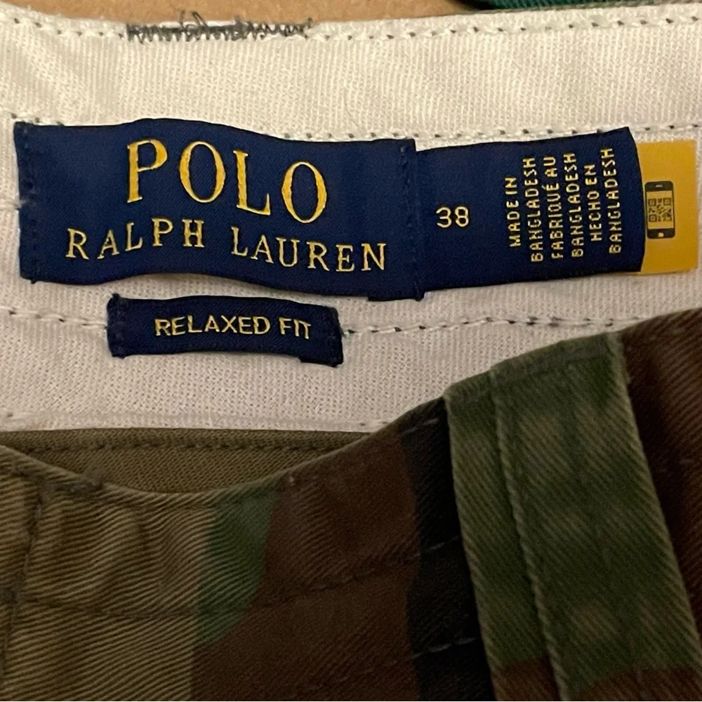 NWT Polo Ralph Lauren Men’s 10.5-Inch Gellar Relaxed Fit Cargo Short. “Camo”, 38 - Picture 9 of 12